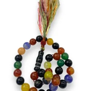 Agate/Aqeeq Multicolor (33 Beads)