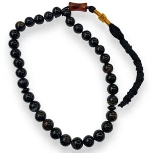Black Agate/Aqeeq (33 Beads)